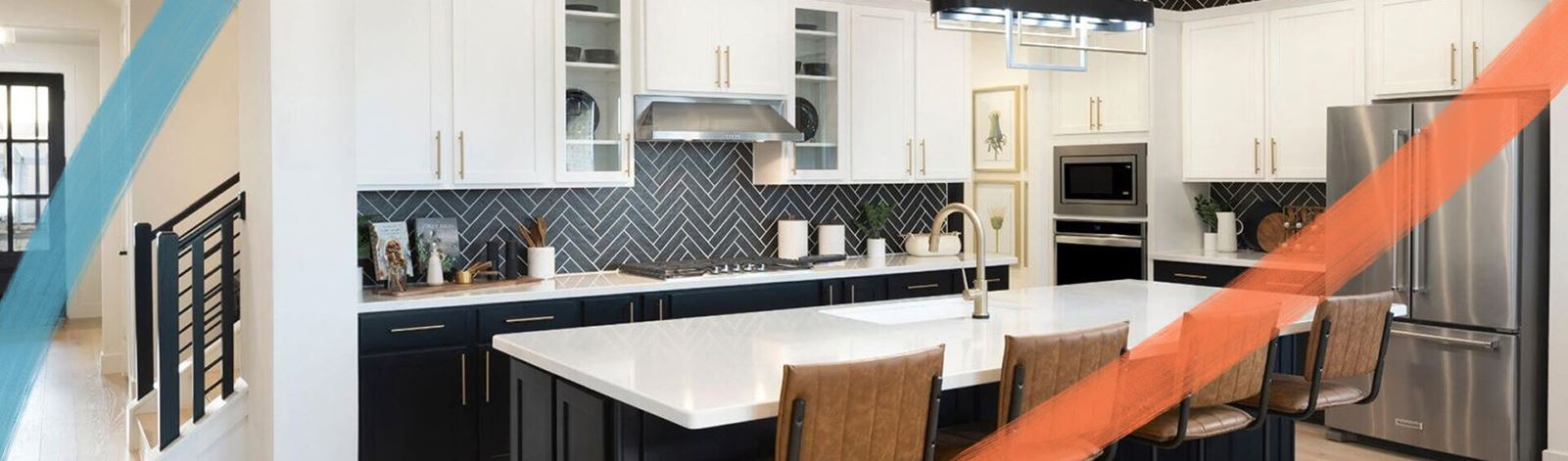 Brookfield Residential interior model home | Midline Community in Houston, TX