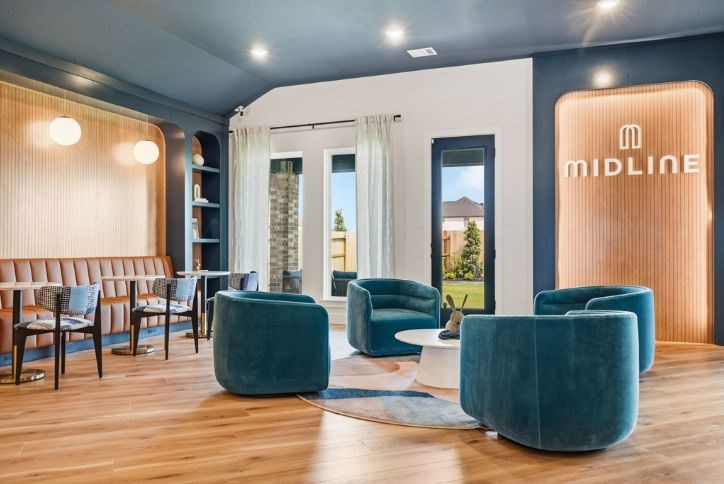 Interior view of the Midline Welcome Center