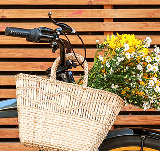 Bike with flowers