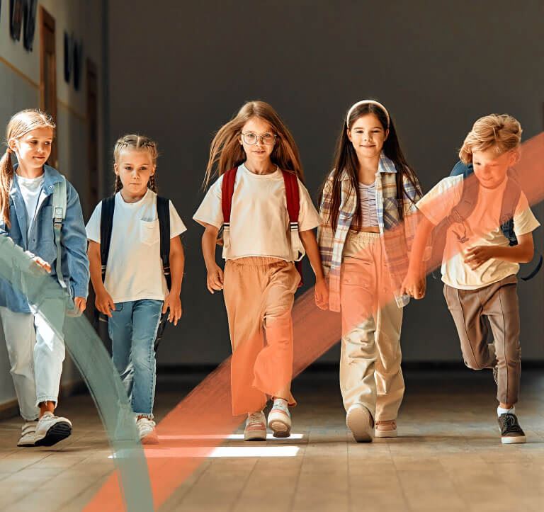 Students walking in School | Midline community near Houston, Texas
