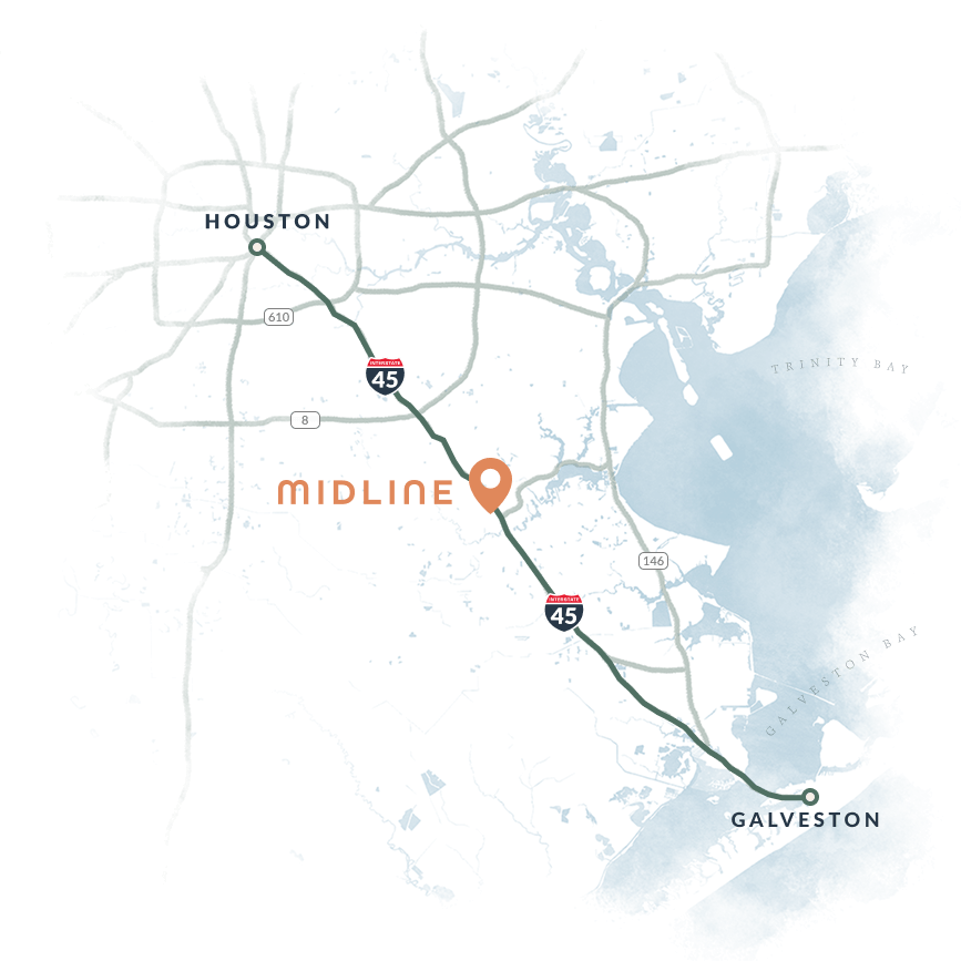 Midline area map