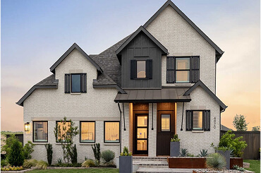 Highland Homes exterior home | Midline Community in Houston, TX