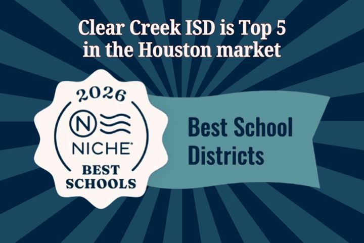 Clear Creek ISD Niche Graphic Top 5 School District
