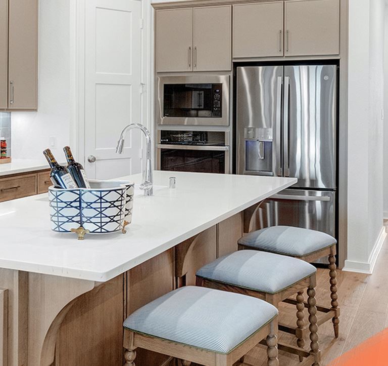 Highland Homes model home at Midline in Webster, TX