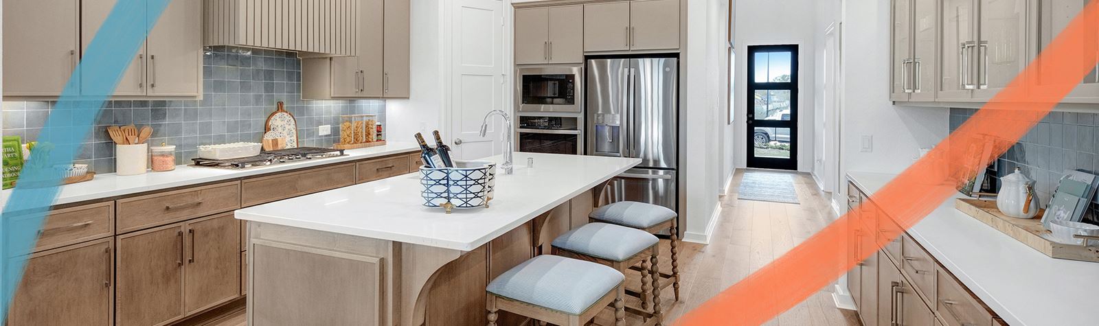 Highland Homes model home at Midline in Webster, TX